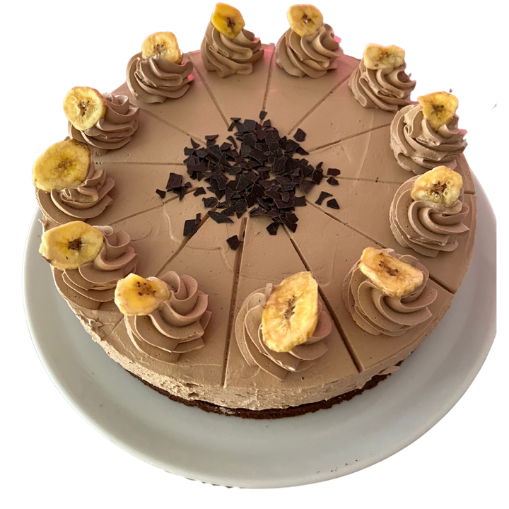 Schokoladen Bananen Torte vegan